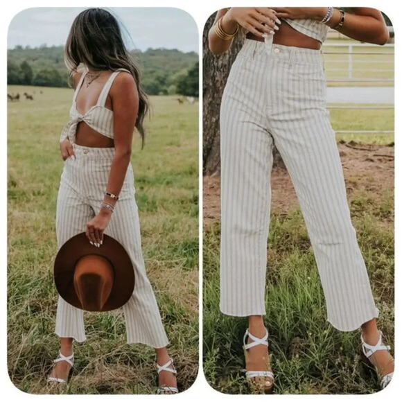 Show Me Your MuMu Cleveland Wide Leg Pants - Picture 1 of 14